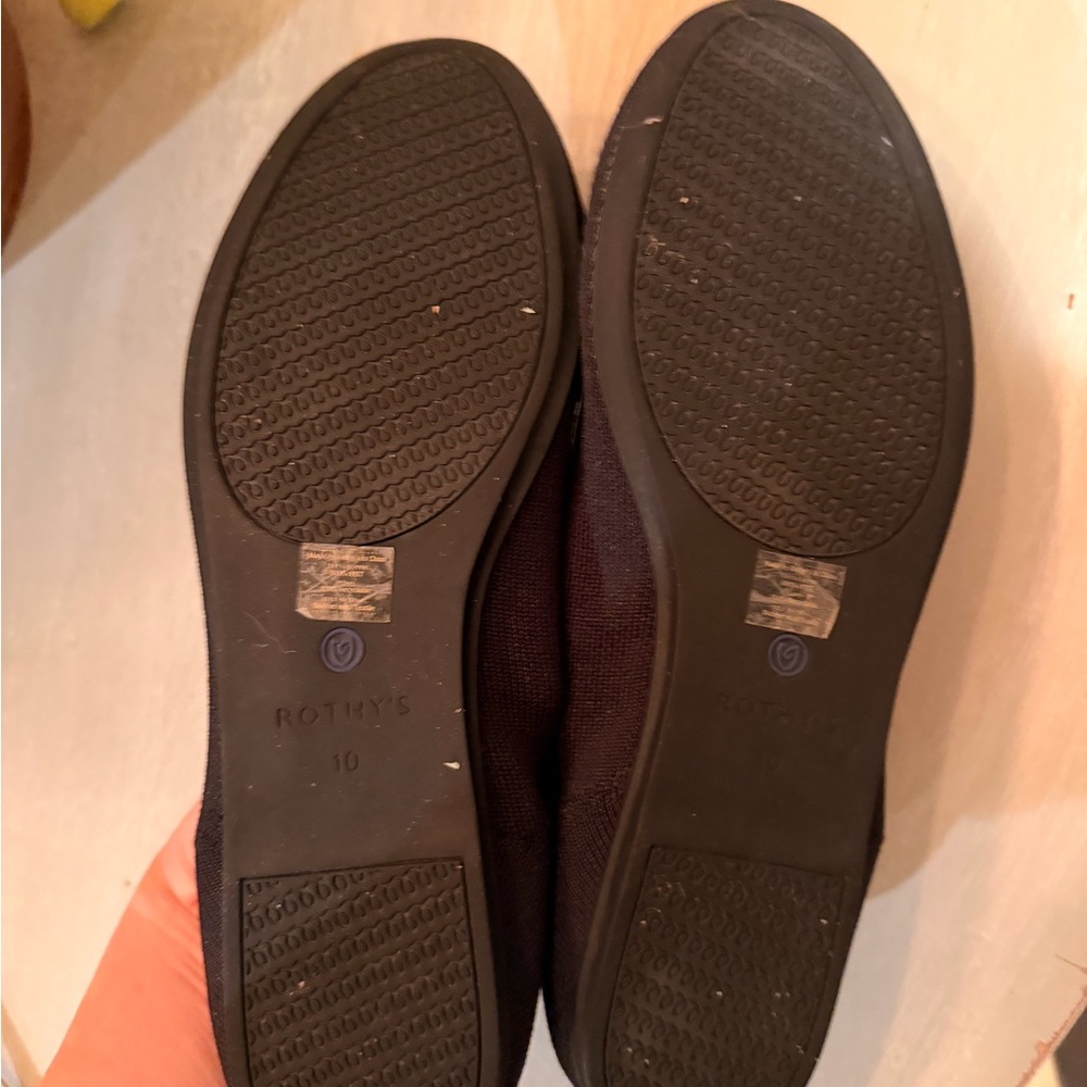 Rothy's Women's Black and Blue Flats - Picture 2 of 5